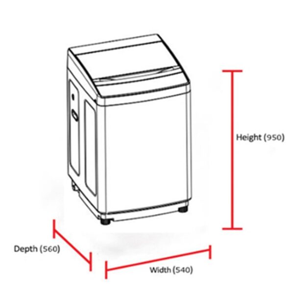 DAWLANCE WASHING MACHINE DWT-9060