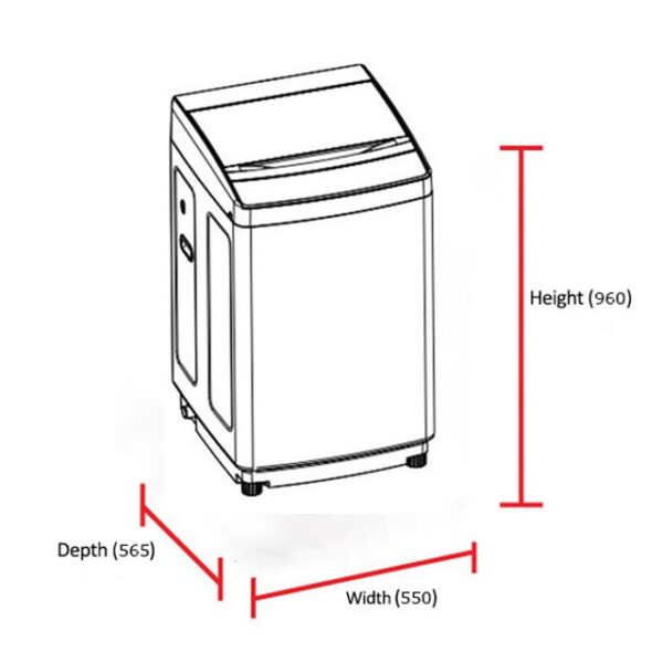 DAWLANCE WASHING MACHINE DWT-260 LVS PLUS
