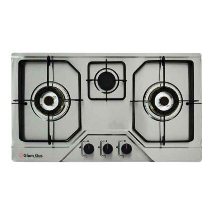 Glam Gas Hob Flora (Silver)