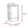DAWLANCE WASHING MACHINE DW-9100 G - Image 2