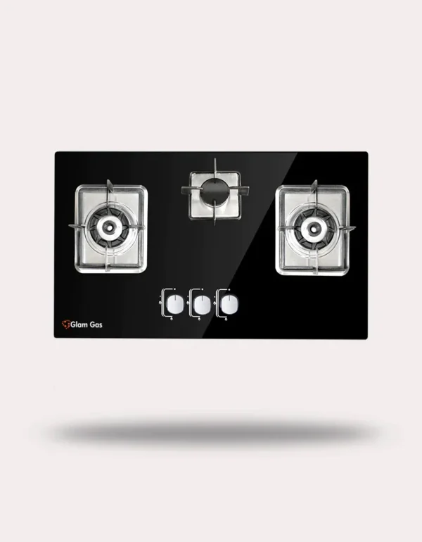 Glam Gas Built In Gas Hob Diamond Square
