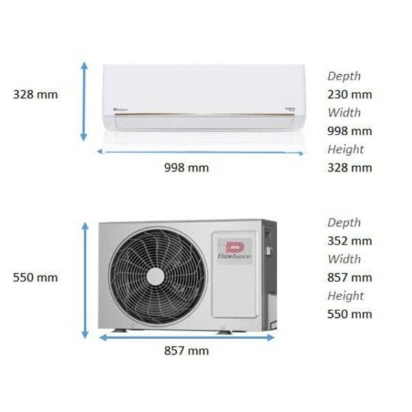 Dawlance Air Conditioner DAC 30 Chrome + (Silver) - Image 2