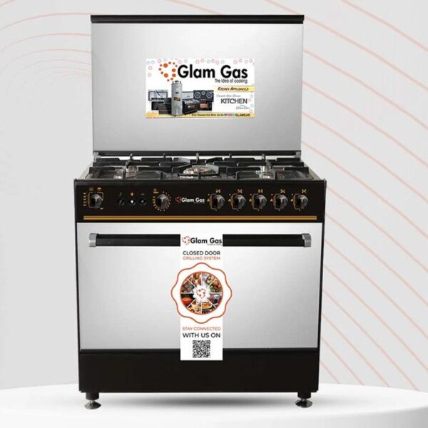 Glam Gas C/R Black Forest (Gas) 34” Cooking Range With Official Warranty